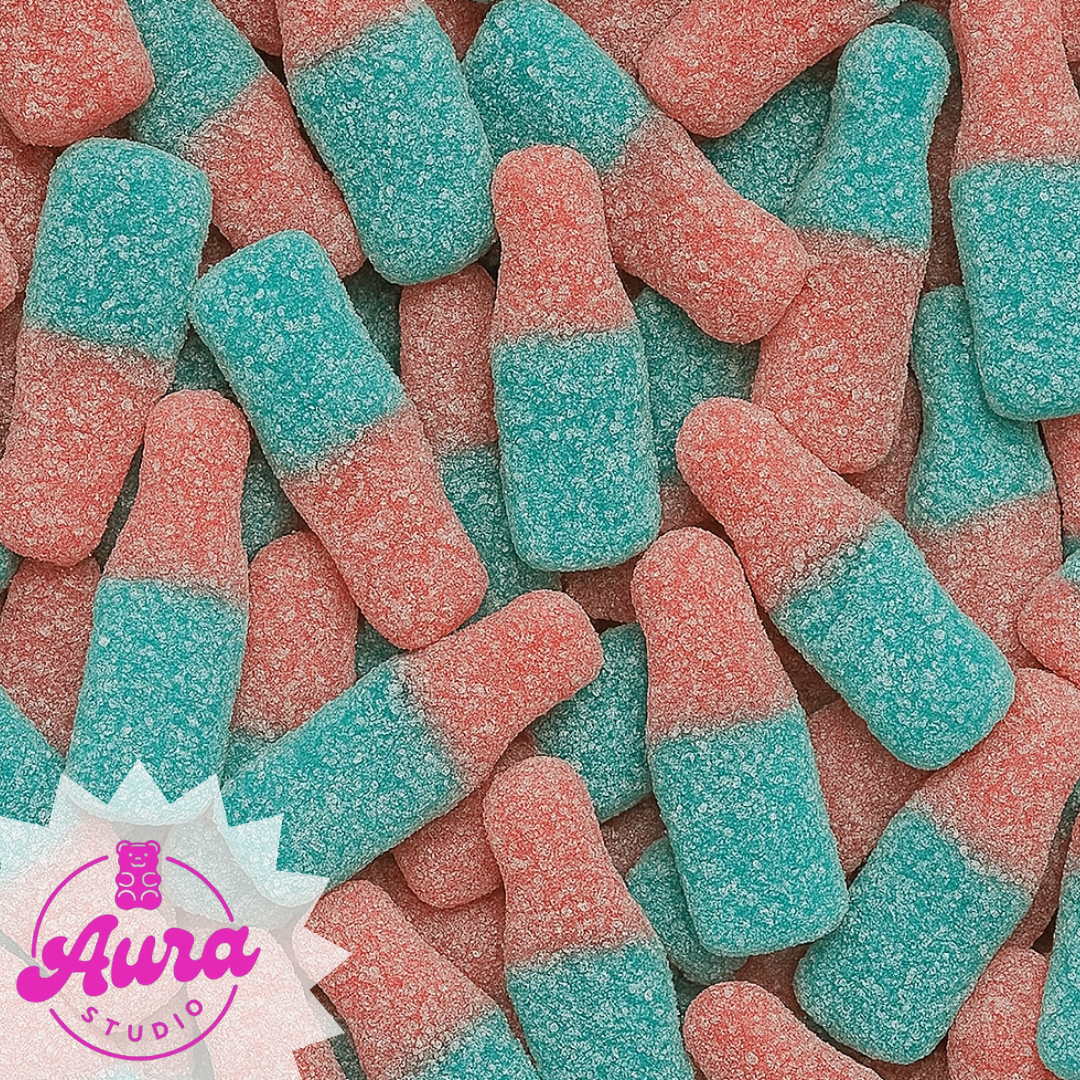 Gumos skonio guminukai buteliukai