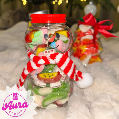 Sugar Snowman Set Red