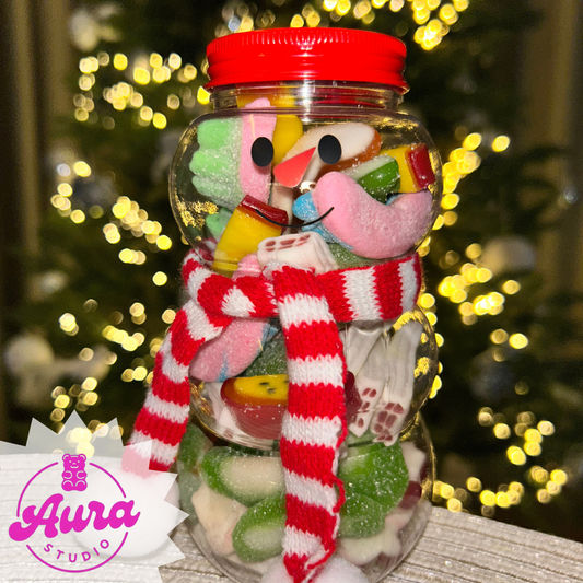 Sugar Snowman Set Red