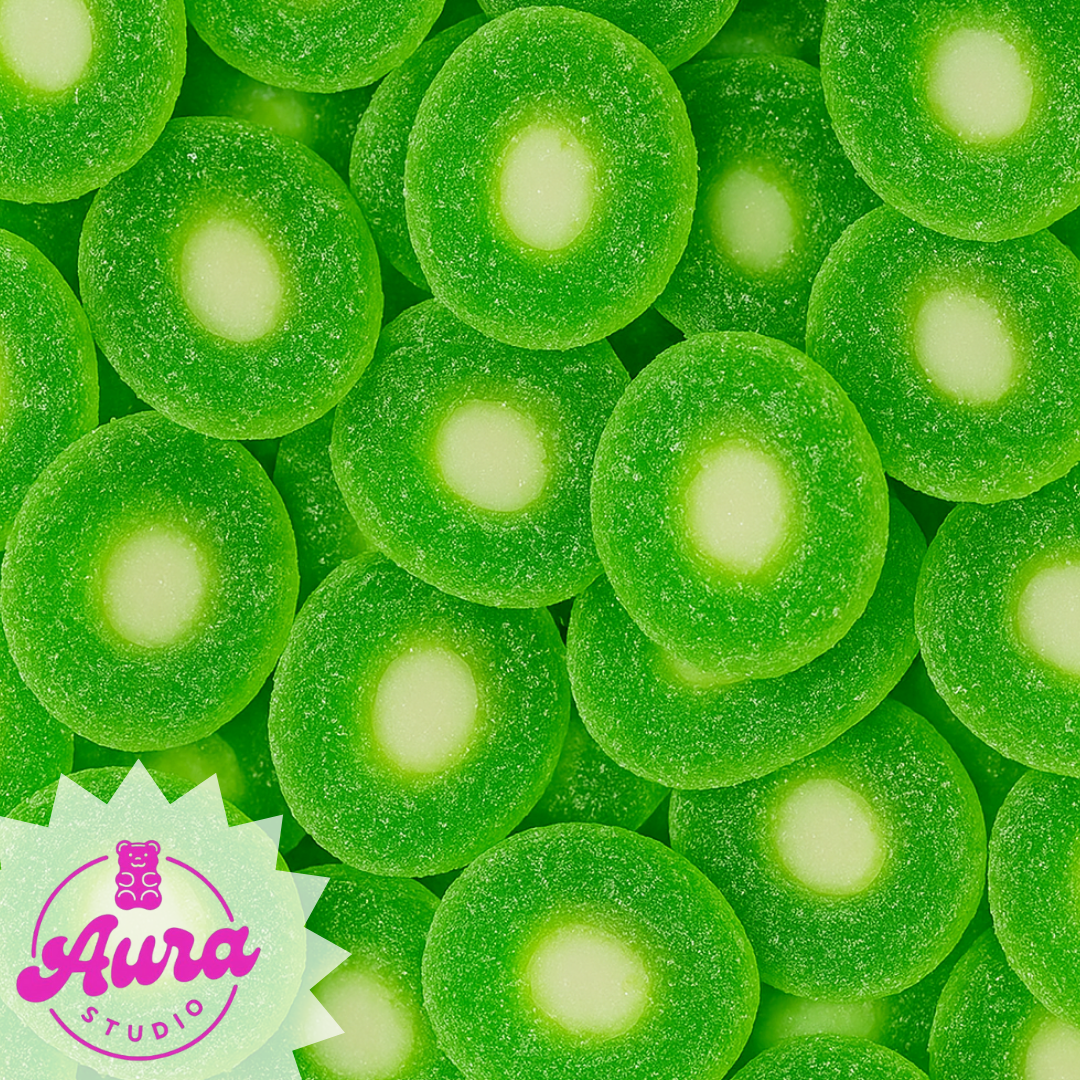 Kivių skonio guminukai