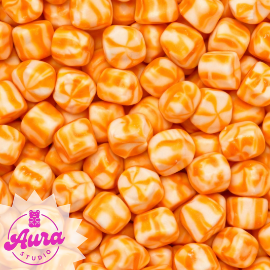 Persikų skonio guminukai be glitimo